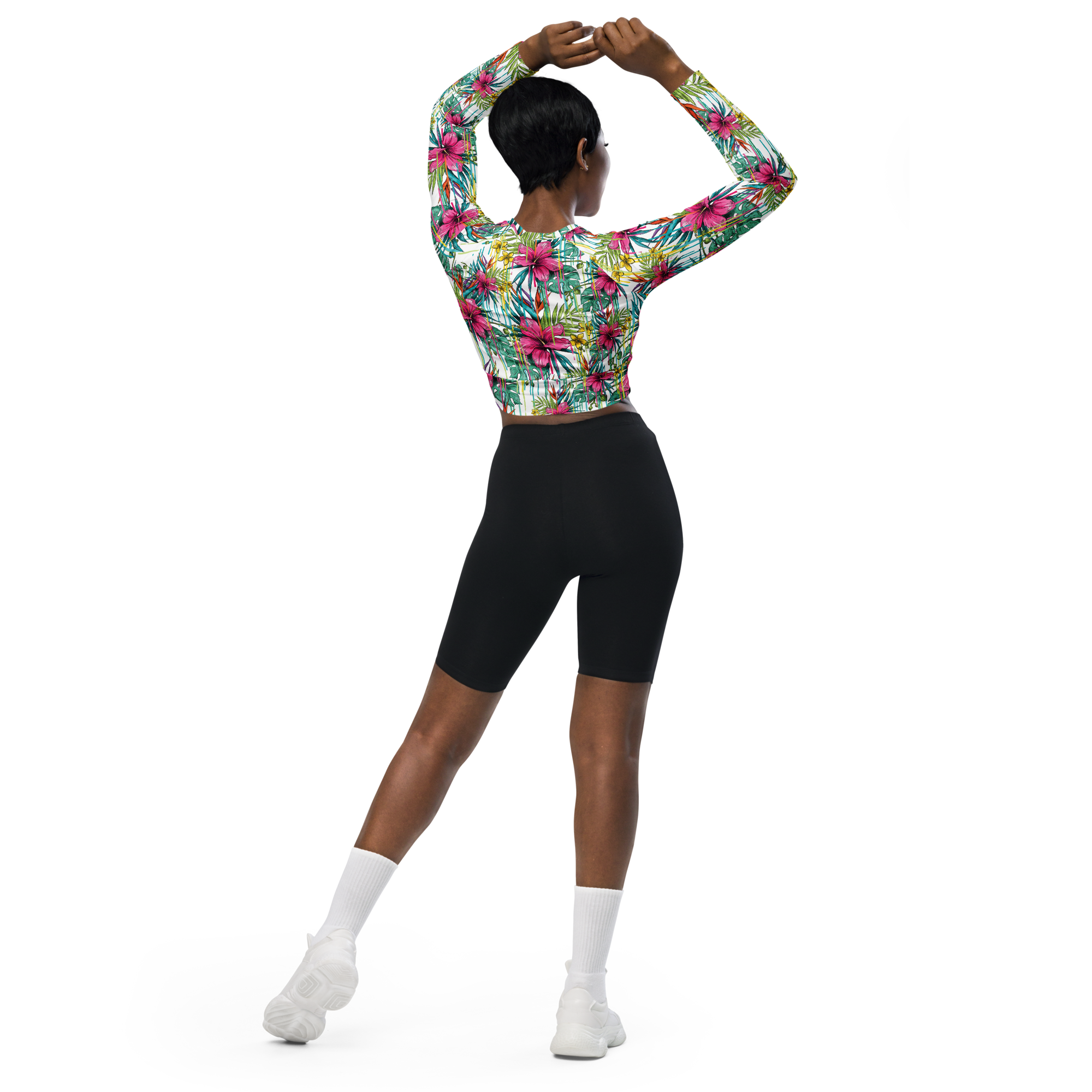 Recycled long-sleeve crop top - Image 3